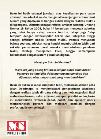 Buku Pintar Pendidikan Advokat Indonesia