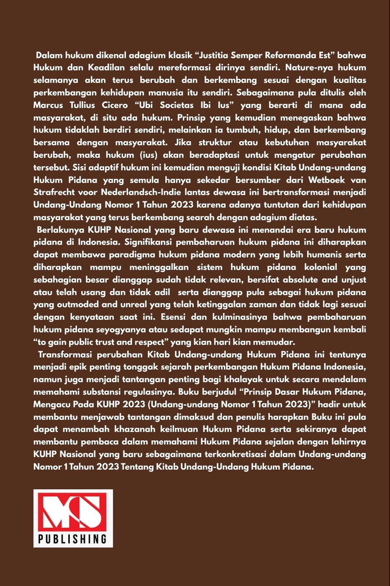 Prinsip Dasar Hukum Pidana Prinsip Dasar Hukum Pidana